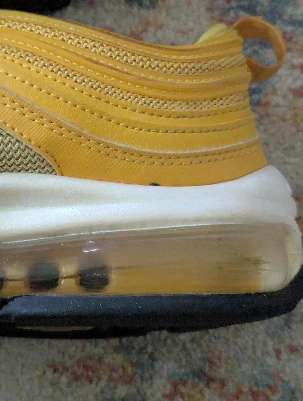 Nike Air Max 97 ‘Mustard’ Yellow 921733 701 Shoes 2018 Sneakers Women's 8.5